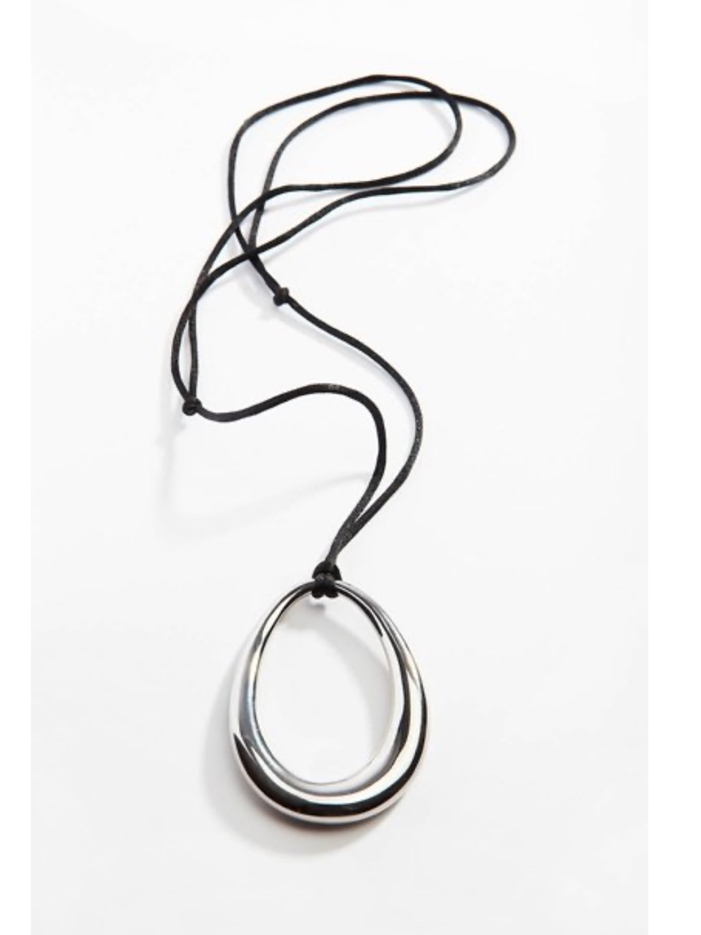J. Jill Sculpted‎ Oval Pendant Necklace NEW